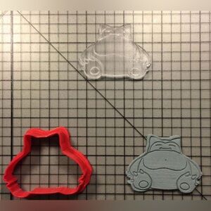 Pokemon – Snorlax Cookie Cutter and Acrylic Stamp 4 inch